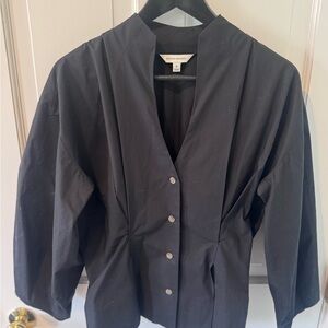 Banana Republic Scrunched Button-Up Blouse